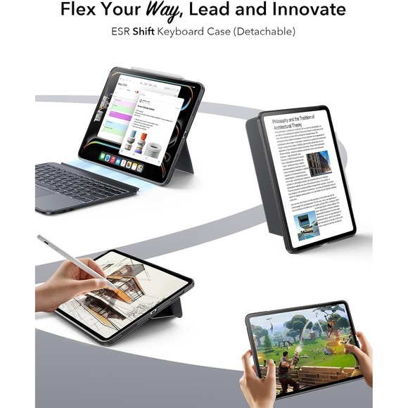 ESR Detachable Keyboard Case for iPad Air 13\